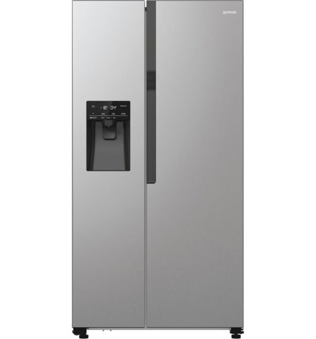 Gorenje Холодильник SBS, 179х70х92см, 2 дв., 376(190)л, А++, NF+, Инв. , Зона св-ти, диспен