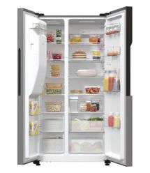 Gorenje Холодильник SBS, 179х70х92см, 2 дв., 376(190)л, А++, NF+, Инв. , Зона св-ти, диспен