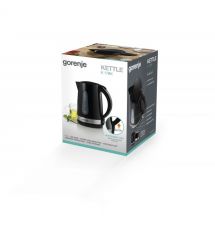 Gorenje Электрочайник, 1,7л, пластик, черный