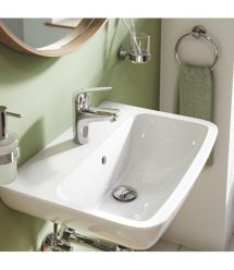 Grohe Смеситель для раковины Swift дл. излива - 82мм, неповоротный, 1 рычаг, хром
