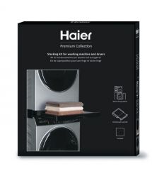 Haier Комплект монтажный для соединения стиральной машины с сушильной машиной, 47-60см, черный