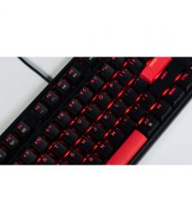Lemokey Клавиатура механическая X3 104Key, Keychron Red, USB-A, QMK/VIA, Hot-Swap, EN/UKR, RGB, черный