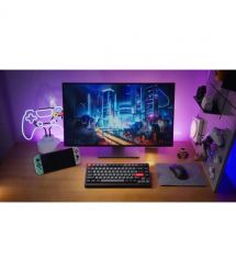 Lemokey Клавиатура механическая P1 Pro 84Key, Keychron Super Red, WL/BT/USB-A, QMK/VIA, Hot-Swap, EN/UKR,