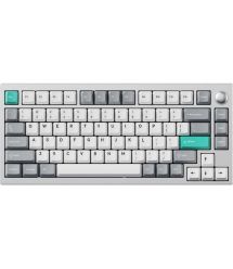 Lemokey Клавиатура механическая P1 Pro 84Key, Super Brown, WL/BT/USB-A, QMK/VIA, Hot-Swap, EN/UKR, RGB, Knob, Space Silver
