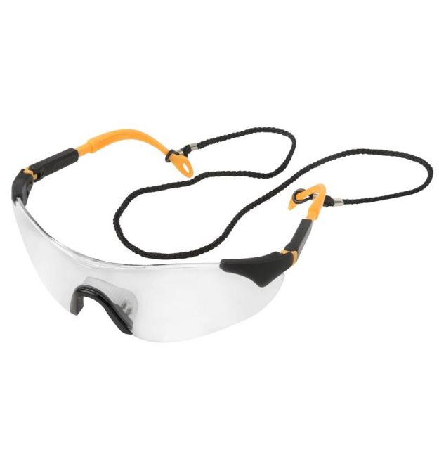 Tolsen Очки защитные Profi-Comfort, противооскольчатые, соответствие нормам CE и ANSI, каркас из полиамида, прозрачный