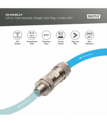 Digitus Коннектор CАТ 6A M12 M, X-coded, STP, IP67