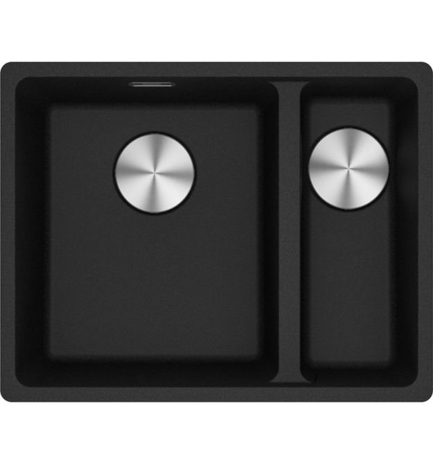 Franke Мойка кухонная Maris, фрагранит, прямоуг., без крыла, 553х433х200мм, чаша- 1.5, под столешницу, MRG 160, оникс