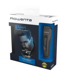Rowenta Машинка для стрижки Advancer, сеть+акум., роторный мотор, насадок-3, кейс, титан.напыл., черный