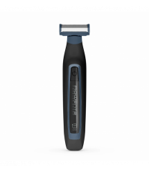 Rowenta Триммер Forever Sharp Sport Collection, для бороды и усов, сеть+акум., роторный мотор, насадок-3, сталь, черно-синий