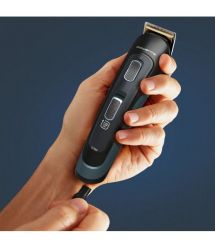 Rowenta Триммер Selectium для бороды, усов, головы и тела, сеть+акум., роторный мотор, насадок-17, чехол, титан.напыл., черный