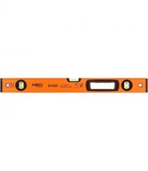 Neo Tools Уровень S 400 алюминиевый, 60 см, 3 капсулы, 1 отверстие для рук
