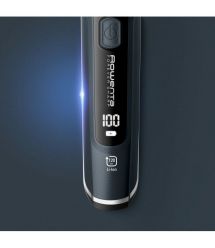 Rowenta Триммер Forever Sharp Ultimate для бороды и усов, акум., насадок-10, 120 мин. работы, дисплей, сталь, синий