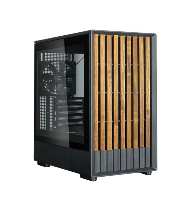 Zalman Корпус P10 Namu без БП, 1xUSB3.0, 1xUSBType-C, 2x120мм, 1x120мм ARGB, VGA 340мм, LCS ready, TG Side Panel, mATX, чёрный