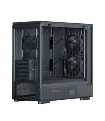 Zalman Корпус P10 Namu без БП, 1xUSB3.0, 1xUSBType-C, 2x120мм, 1x120мм ARGB, VGA 340мм, LCS ready, TG Side Panel, mATX, чёрный