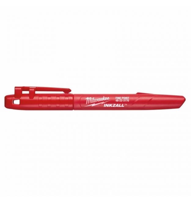 Milwaukee Маркер InkZAll, набор 2 шт, водостойкий, красный