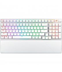 ASUS Клавиатура механическая ROG Strix Scope II, 96key, NX Snow, USB-A/WL/BT, EN, RGB, белый