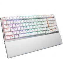 ASUS Клавиатура механическая ROG Strix Scope II, 96key, NX Snow, USB-A/WL/BT, EN, RGB, белый
