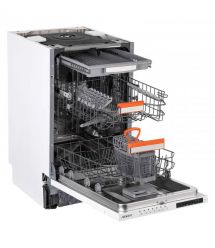 ARDESTO Посудомоечная машина встраиваемая, 10компл., А++, 45см, 3я корзина, белый