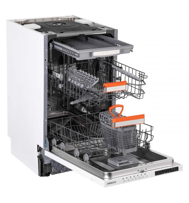 ARDESTO Посудомоечная машина встраиваемая, 10компл., А++, 45см, 3я корзина, белый