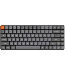 Keychron Клавиатура механическая K3 Max 84Key, Gateron MX 2.0 Brown, WL/BT/USB-A, QMK, Hot-swap, RGB, черный