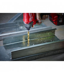 Milwaukee Сверло по металлу RedHEX HSS-G TiN, 6х63х105мм