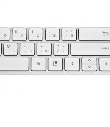 Microsoft Клавиатура ножничная Designer Compact 79key, BT, EN/UK/RU, белый