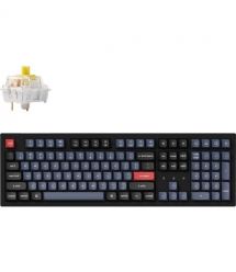 Keychron Клавиатура механическая K10 PRO 100Key, K pro Banana, WL/BT/USB-A, Hot-Swap, QMK, EN/UKR, RGB, черный