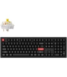 Keychron Клавиатура механическая K10 PRO 100Key, K pro Banana, WL/BT/USB-A, QMK, EN/UKR, White Led, черный