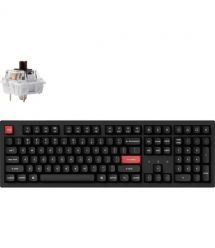 Keychron Клавиатура механическая K10 PRO 100Key, K pro Brown, WL/BT/USB-A, QMK, EN/UKR, RGB, черный