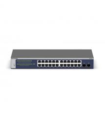 NETGEAR Коммутатор GS724T 24xGE, 2xSFP, Управляемый L2