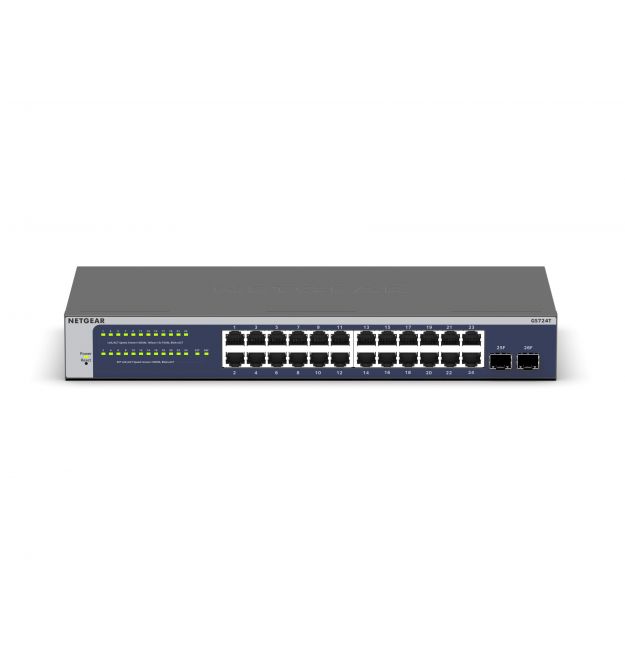 NETGEAR Коммутатор GS724T 24xGE, 2xSFP, Управляемый L2