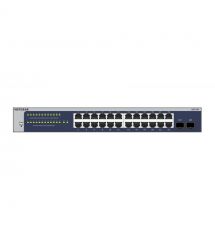 NETGEAR Коммутатор GS724T 24xGE, 2xSFP, Управляемый L2
