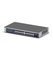 NETGEAR Коммутатор GS724T 24xGE, 2xSFP, Управляемый L2