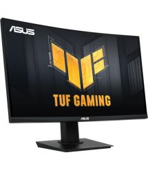 ASUS Монитор 23.6" TUF Gaming VG24VQER 2xHDMI, DP, Audio, VA, 180Hz, 1ms, DCI-P3 90%, CURVED, AdaptiveSync