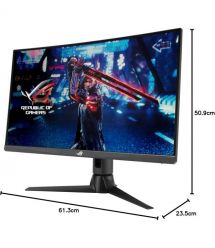 ASUS Монитор 27" ROG Strix XG27AQV 2xHDMI, DP, Audio, IPS, 2560x1440, 170Hz, 1ms, sRGB 120%, CURVED, AdaptiveSync, Pivot, HDR400