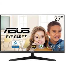ASUS Монитор 27" VY27UQ 2xHDMI, DP, MM, IPS, 3840x2160, sRGB 99%, AdaptiveSync, HDR10