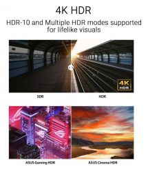 ASUS Монитор 27" VY27UQ 2xHDMI, DP, MM, IPS, 3840x2160, sRGB 99%, AdaptiveSync, HDR10