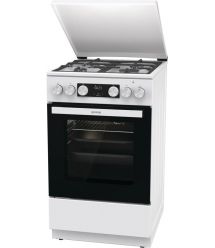 Gorenje Плита комби, 70л, 50x60см, IconLed, чугун, с крышкой, белый