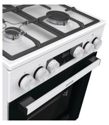 Gorenje Плита комби, 70л, 50x60см, IconLed, чугун, с крышкой, белый