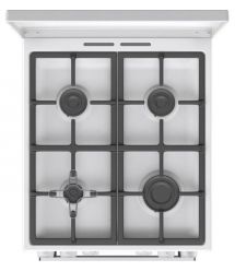 Gorenje Плита комби, 70л, 50x60см, IconLed, чугун, с крышкой, белый