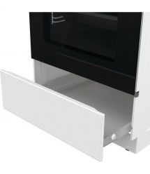 Gorenje Плита комби, 70л, 50x60см, IconLed, чугун, с крышкой, белый