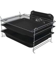 Gorenje Плита комби, 70л, 50x60см, IconLed, чугун, с крышкой, белый