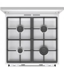 Gorenje Плита комби, 71л, 60x60см, дисплей, IconLed, чугун, белый
