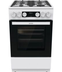 Gorenje Плита газовая, 67л, 50x60см, дисплей, IconLed, чугун, белый