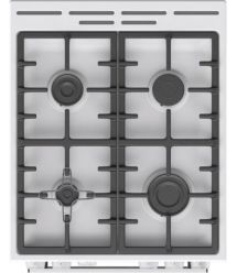 Gorenje Плита газовая, 67л, 50x60см, дисплей, IconLed, чугун, белый