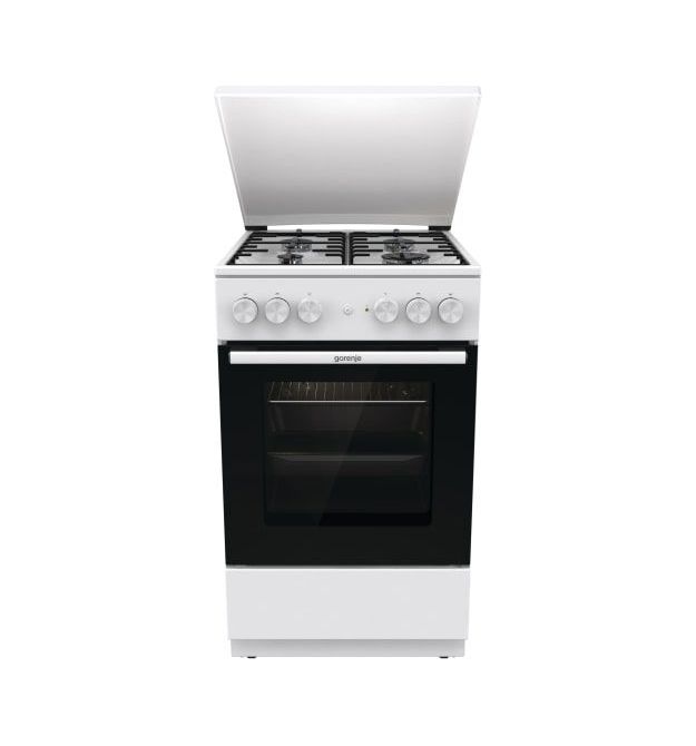 Gorenje Плита комби, 68л, 50x60см, эмалированные реш, с крышкой, белый