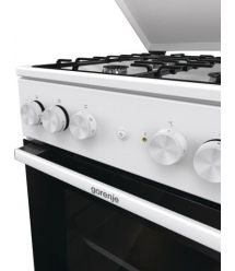 Gorenje Плита комби, 68л, 50x60см, эмалированные реш, с крышкой, белый