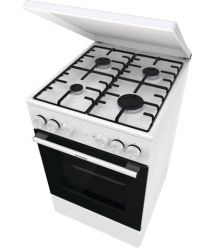 Gorenje Плита комби, 68л, 50x60см, эмалированные реш, с крышкой, белый