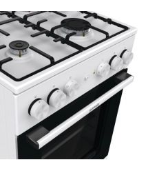 Gorenje Плита комби, 68л, 50x60см, эмалированные реш, с крышкой, белый