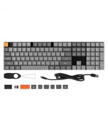 Keychron Клавиатура механическая K5 Max 104Key, Gateron MX 2.0 Brown, WL/BT/USB-A, QMK, White Led, черный